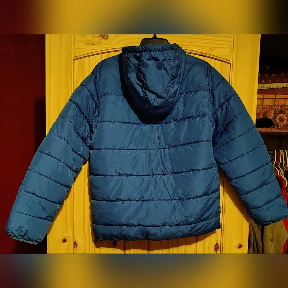 Swiss Tech Boys/Girls Blue Puffer Jacket Size XXL 18